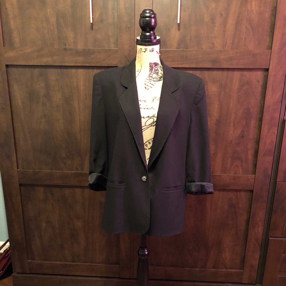 Basic black blazer